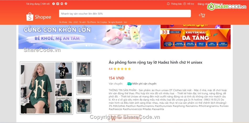 thương mại điện tử,reactjs,website bán hàng,code web  Shopee,source code web  Shopee